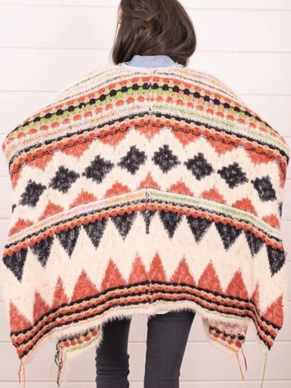 Free people - running wild poncho - M/L - SOLD OUT AND SUPER RARE - Picture 3 of 3